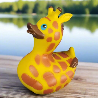Giraffe Rubber Duck Zoo Animals Ducking Wild Republic FAST US Shipping - Image 1 of 4