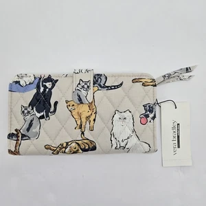 Vera Bradley Medium Essential Tab Wallet A Cat's Life NWT *EXACT* - Picture 1 of 6
