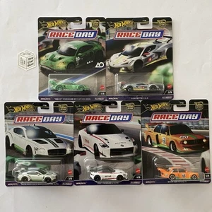 2024 HOT WHEELS Car Culture - Race Day 5 Car Set (Inc REXY 911, Z GT4 & BMW) - Picture 1 of 2