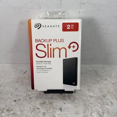 Seagate 2TB BACKUP PLUS USB 3.0 PLUS STDR2000100 Black | NEW SEALED - Image 1 of 4