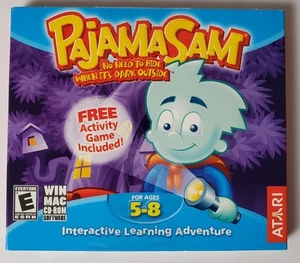 Pajama Sam No Need To Hide When It's Dark Outside Interactive CD-ROM Rated E - Picture 1 of 8