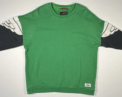 Nike Air Jordan Wings Sudadera Para Hombre XL Verde Cuello Redondo Clásica Manga Larga Foto 1 de 4