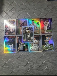 (9) 2024 Topps Baseball Rainbow Foil Parallel Lot No Dupes (Set Builder) - Picture 1 of 1