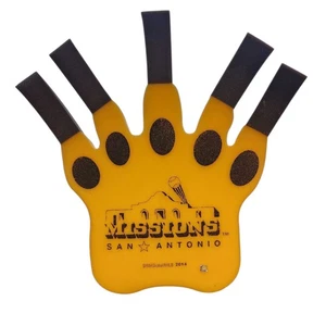 Guante de espuma con garra de dedo pata de las misiones de San Antonio juego de béisbol recuerdo para fanáticos raro - Imagen 1 de 4