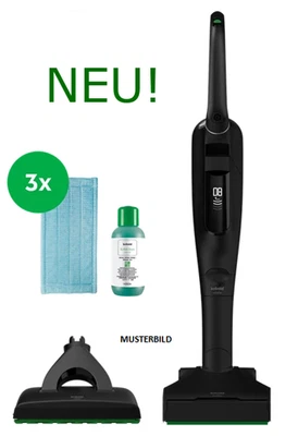 Vorwerk VK7 Set Schwarz - VK7 + EB7 + SP7  *NEU* Hersteller-Garantie 14.11.2027 - Bild 1 von 2