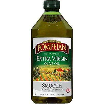 Pompeian Smooth Extra Virgin Olive Oil, First Cold Pressed, Mild and Delicate Fl - Image 1 of 4