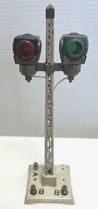 LIONEL VORKRIEG O / NORMALSPUR 076 BLOCKSIGNAL - 1923-1928 - FUNKTIONIERT - Bild 1 von 10