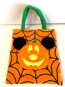 Disney World/Disneyland Resort Pumpkin Mickey Halloween Trick or Treat Bag - Picture 1 of 5