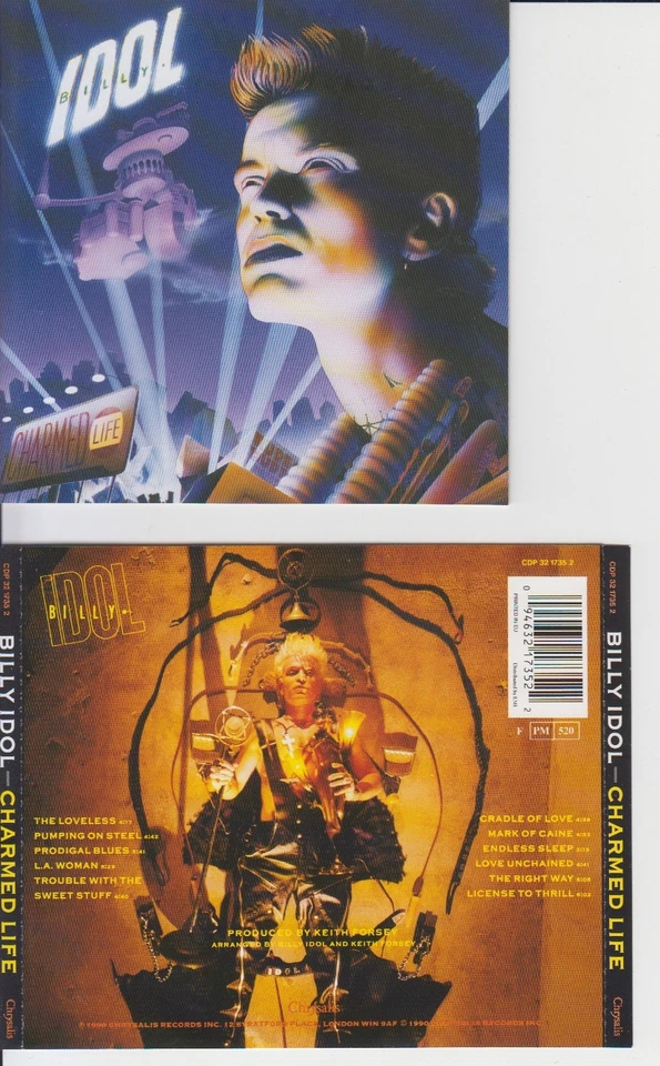 BILLY IDOL - CHARMED LIFE  (CHRYSALIS RECORDS 1990) - Bild 1 von 1