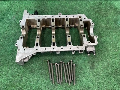 12-18 BMW 228I 328I 428I 528I N20 LOWER ENGINE BLOCK CRANKSHAFT HOUSING 7629928 - Image 1 of 4