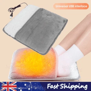 Electric Foot Warmer Foot Heated Pad Therapeutic Pain Relief Winter Heating Mat - Picture 1 of 12