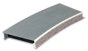 Peco ST-293 HO Scale HO CURVED PLATFORM,STONE - Picture 1 of 6