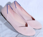 Rothys Womens Blush Pink Round Toe Slip On Flats w Tortoise Soles Size 9 rare
