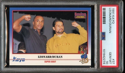 1991 Kayo Boxing Leonard/Duran PSA 10 - Image 1 of 2