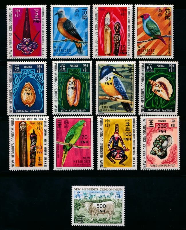NEW HEBRIDES (BR) 217-229 MINT NH BIRDS - Image 1 of 1