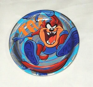 LOONEY TUNES TAZ  8-PAPER LUNCH PLATES  -8 3/4" DIAM.    --- PARTY SUPPLIES - Picture 1 of 1