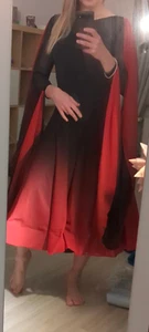 Standard-Tanzkleid, schwarz-rot, Größe M, neu - Bild 1 von 6