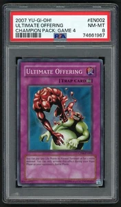 ULTIMATIVES ANGEBOT YUGIOH 2007 CHAMPION PACK SPIEL 4 CP04-EN005 HOLO KARTE PSA 8 - Bild 1 von 2
