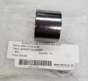3XW-14755-00-00 YAMAHA OEM NOS EXHAUST/SILENCER GASKET 1983-2007 MOTORCYCLE - Picture 1 of 5