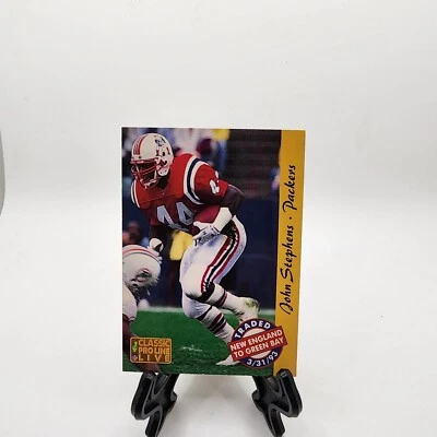 1993 CLASSIC PRO LINE LIVE JOHN STEPHENS #93 GREEN BAY PACKERS - Image 1 of 2