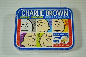 Charlie Brown Peppermint Mint Tin 50th Anniversary Charles Shultz Peanuts - Picture 1 of 3