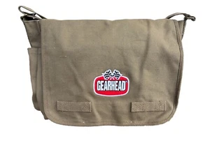Gearhead Custom Canvas Messenger Bag Paratrooper School Laptop Shoulder Bag Punk - Picture 1 of 17