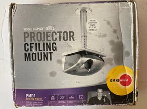 OmniMount PMD1  Mid-Size Projector Ceiling Mount Visual Display Series Open Box - Picture 1 of 3