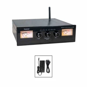 Amplificador de audio medidor doble VU estéreo HiFi Heareal G4 Bluetooth con adaptador de corriente - Imagen 1 de 4
