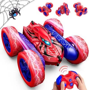 Spider Remote Control Car,RC Cars For 4-12 Year Old Boy Double Sided 360°Flip 4 - Picture 1 of 6