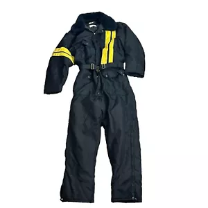 Vintage Walls Blizzard Pruf Thermo Overall schwarz Herren groß Schnee OHNE Kapuze - Bild 1 von 13