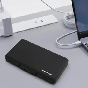 Boîtier de protection pour disque dur M2 stockage disque SSD Box Shockproof Noir - Afbeelding 1 van 13