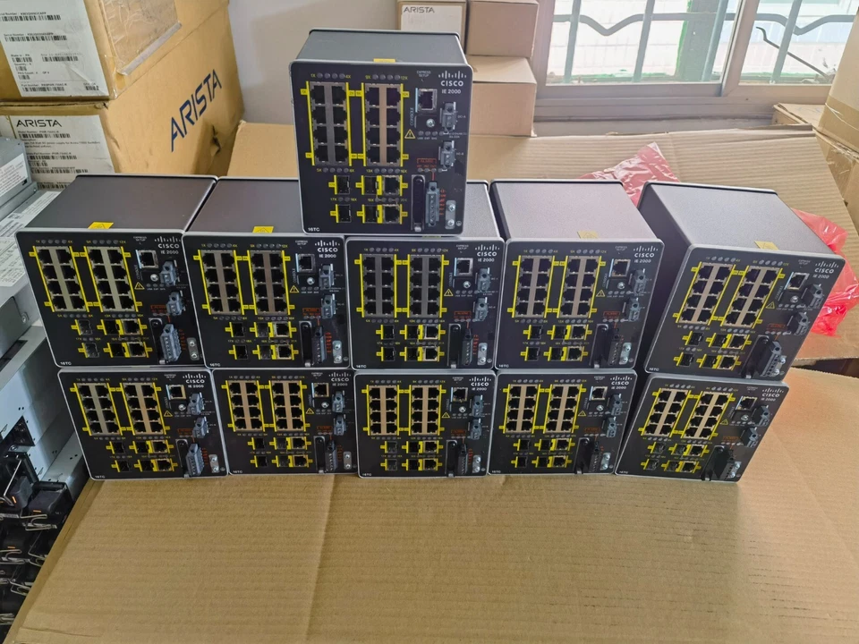  Cisco IE-2000-16TC-B Ethernet Switch-20 Ports Manageable 16 x RJ-45 Tested - Image 1 of 4