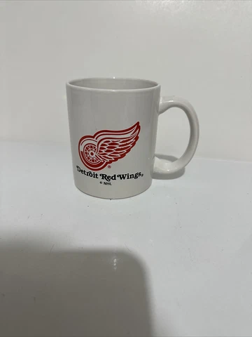 Detroit Red Wings Mug NHL Hockey Coffee Cup Mug 2000 Vtg Coffee Mug Cup Glass Cover