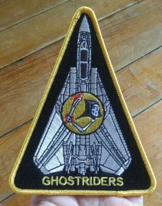 F-14 Navy Fighter Squadron ~ VF-142 GHOSTRIDERS ~ PATCH militare USN - Foto 1 di 6