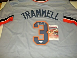 ALAN TRAMMELL DETROIT TIGERS 84 WS MVP/CHAMPS JSA/COA SIGNED JERSEY - Picture 1 of 2