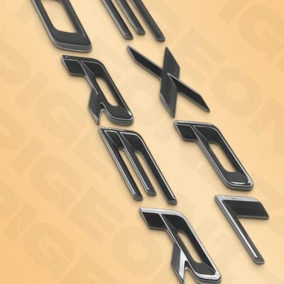 3D Front Hood Emblem For Explorer Letter Nameplates Sport 2011-2025 Gloss Black Foto 1 de 4