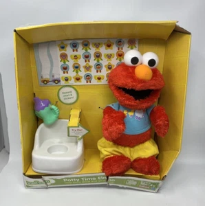Juguete de peluche Hasbro Sesame Street Potty Time Elmo parlante - Caja dañada - Imagen 1 de 4