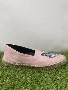KENZO Espadrilles Shoes Paris Canvas Espadrilles Pink Women Size 7.5 US 38 EU - Picture 1 of 9