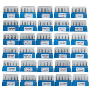 10pcs/box Dental FG Carbide Burs Surgical Drills for High Speed Handpiece - Bild 1 von 50