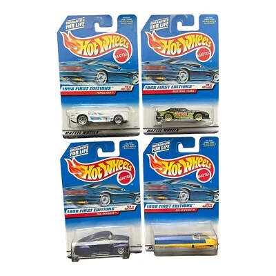 1998 FIRST EDITIONS HOT WHEELS LOT 4 CARS #18 #19 #23 #24 OF 40 665 657 650 659 - Image 1 of 4