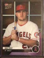 2020 Topps Now #OD-167 Mike Trout Los Angeles Angels 02/25