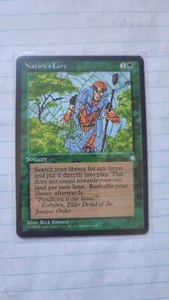 MTG Nature's Lore Ice Age HP Uncommon Magic The Gathering Card Lightly Played - Picture 1 of 1