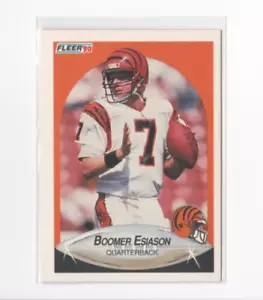 TESSERA BOOMER ESIASON 1990 FLEER FOOTBALL SPEDIZIONE GRATUITA NEGLI STATI UNITI!! - Foto 1 di 24