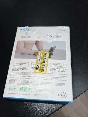 Anker MagGo Power Bank (5000mAh, 7.5W, Suporte) - A1618 Preto LEIA** USADO! - Imagem 1 de 4