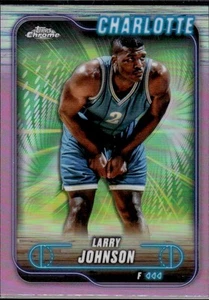 LARRY JOHNSON 2024-25 Topps Chrome Refractor #98 Charlotte Hornets - Picture 1 of 2