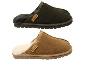 Mens Hush Puppies Loch Comfortable Open Back Slippers - ModeShoesAU - Imagen 1 de 15