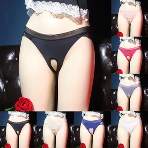 Men Lingerie Men Sexy Briefs Brand New Briefs Crotchless Elastic Open Crotch - Picture 1 of 16