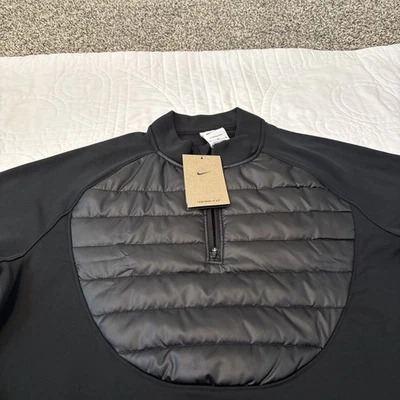Chaqueta Nike Therma-FIT Grande Academia de Golf Invierno Guerrero 1/4 Cremallera DC9168-011 $75 Foto 1 de 4