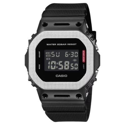 G-Shock GM5600BM-1 Industrial Design Black Ion Digital Square - Image 1 of 4