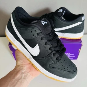 Nike SB Dunk Low Pro Black Gum White UK 9 EUR 44 US 10 White Black CD2563 006 - Picture 1 of 19